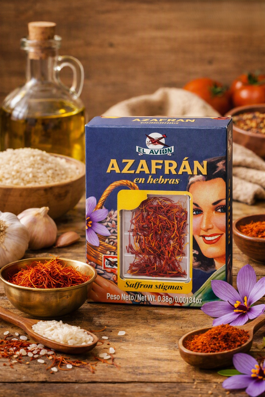 Premium Spanish Saffron Threads 0.38 g | Azafrán en Hebras 0,38 g by IBERICO DISTRIBUTION – Authentic Spanish Gourmet from IBERICO DISTRIBUTION LLCSaffron ThreadsSAFF-038-AVION