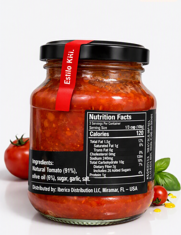 Premium Fried Tomato Sauce (300g) Homemade Spanish tomato sauce.