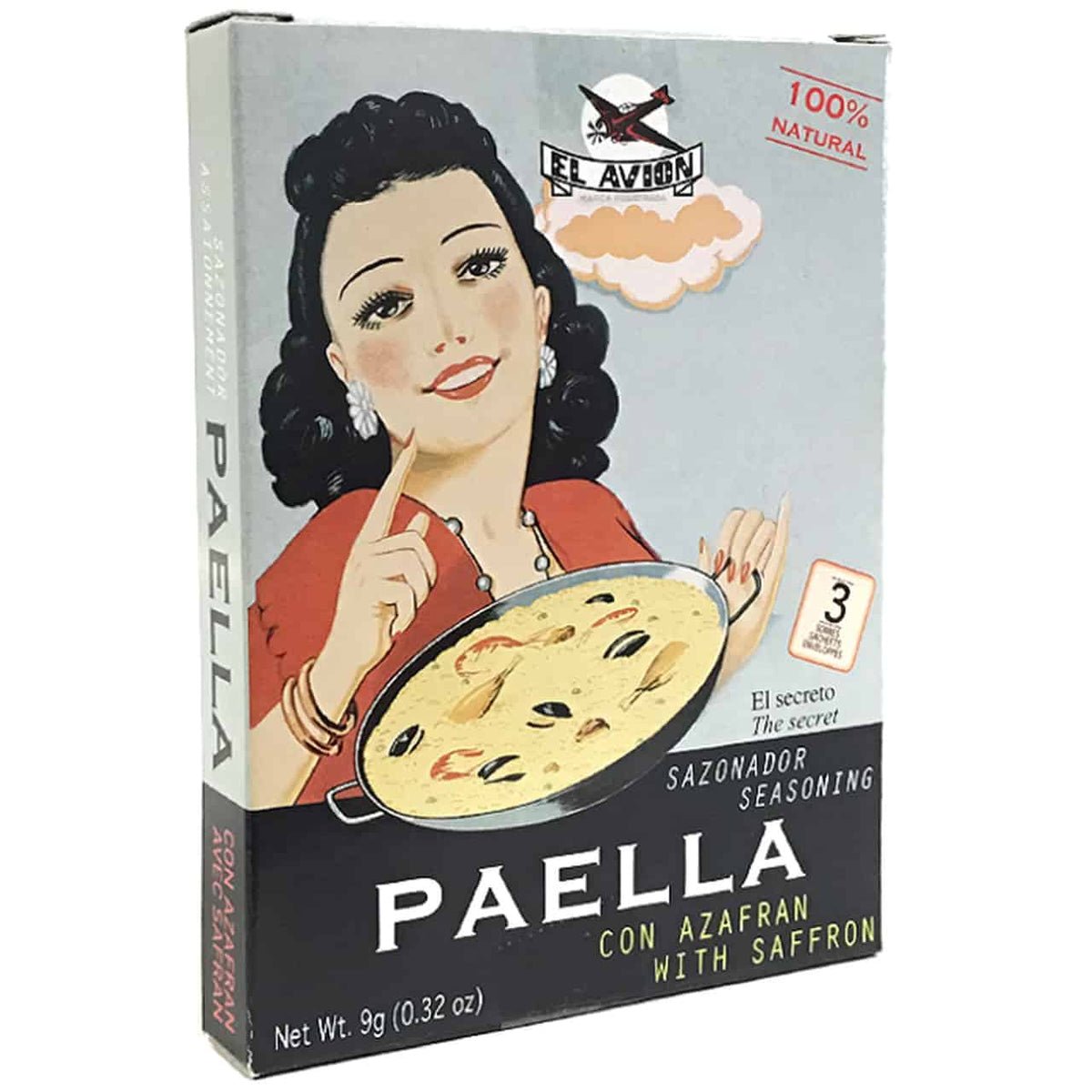 Paella Seasoning with Natural Saffron – 3 Sachets