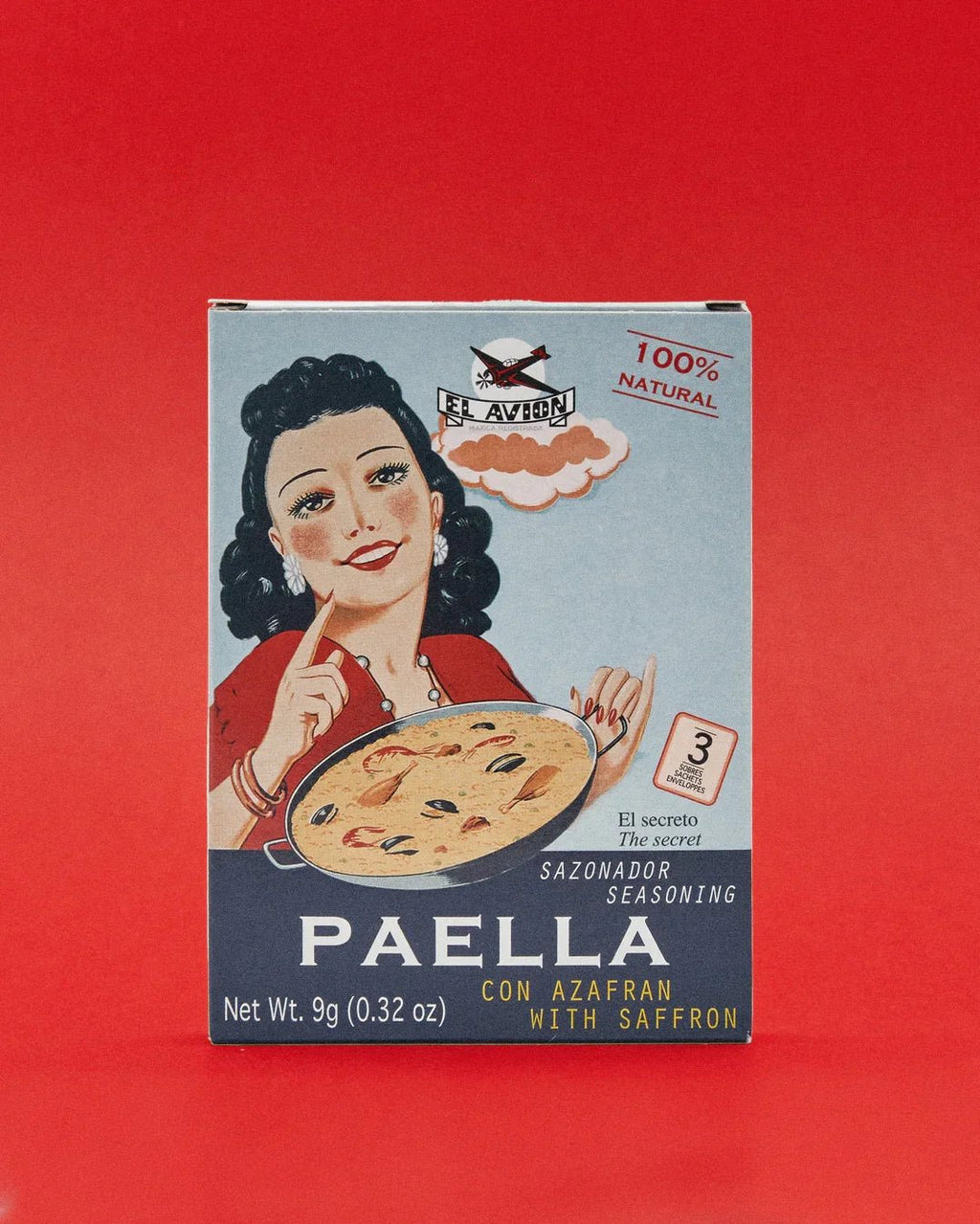 Paella Seasoning with Natural Saffron – 3 Sachets